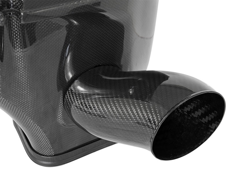 aFe Momentum GT Carbon Fiber Dynamic Air Scoop 15-18 Dodge Challenger V6-3.6L/V8-5.7L/6.4L HEMI - #54-72203-SF