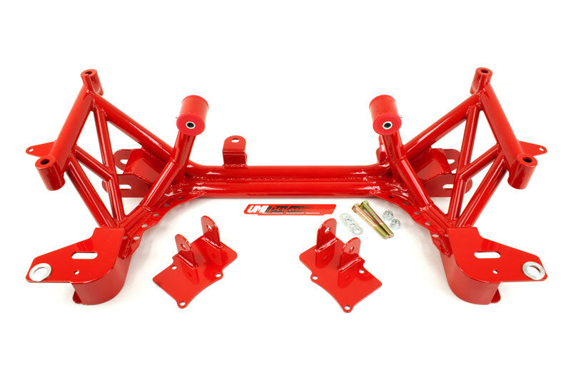 UMI Performance 2324-R K-Member SBC/BBC Motor Mounts Road Race Red