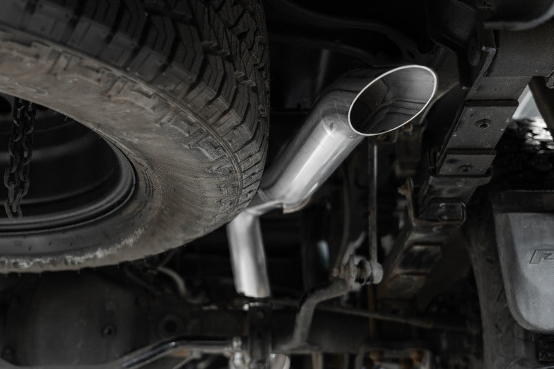 MBRP Frontier 3.8L 3in Tip 3in Cat Back Exit Street Profile - T304