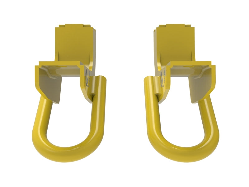 aFe Toyota Tundra 2022 V6-3.5L (tt) Front Tow Hook Yellow - #450-72T001-Y
