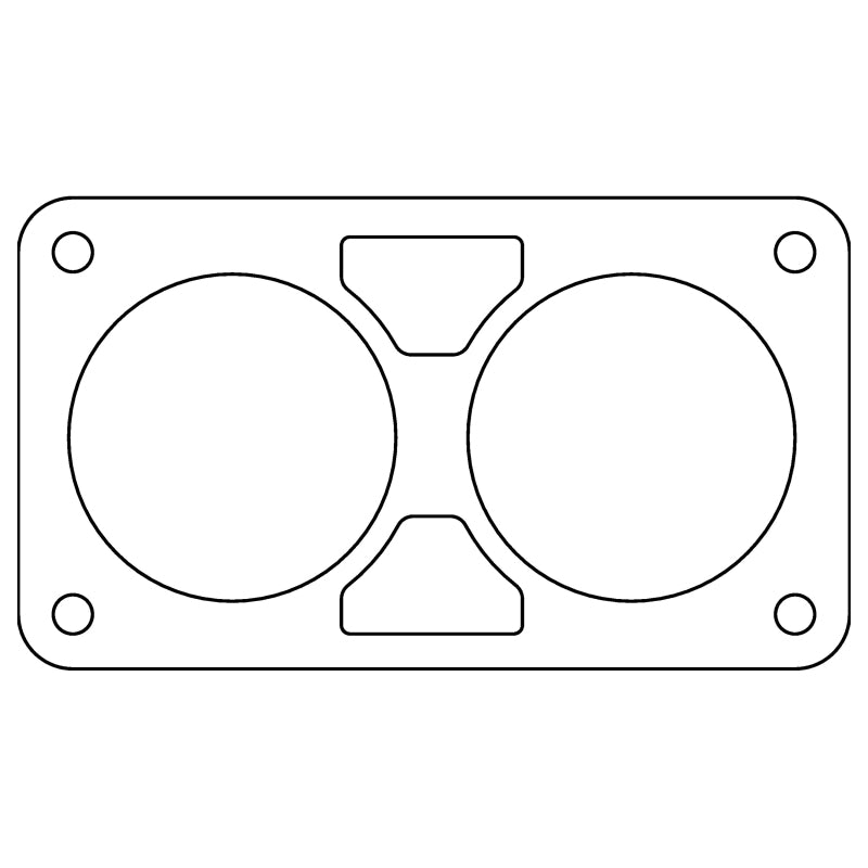 Cometic Gasket C15079 .020 in Fiber Throttle Body Gasket, 1996-1998 for Ford 4.6L DOHC