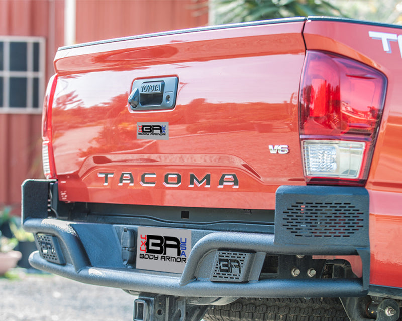 Body Armor 4x4 (TC-2962) Desert Series Rear Bumper Textured Black Desert Series Rear Bumper