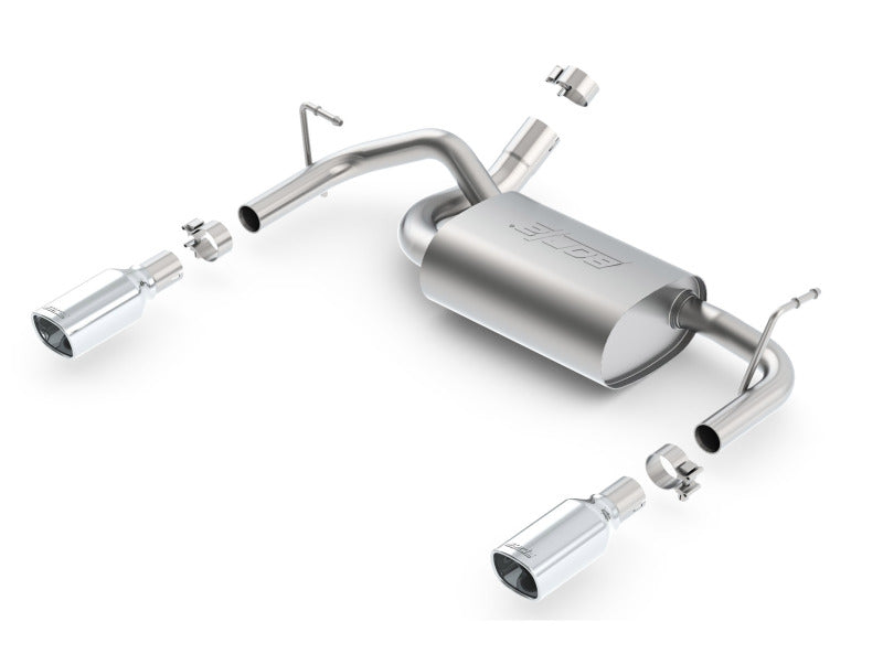 Borla 11834 12-16 Jeep Wrangler 3.6L AT/MT 4WD Single Split Rr Exit Touring Exhaust (rear section only) - #11834