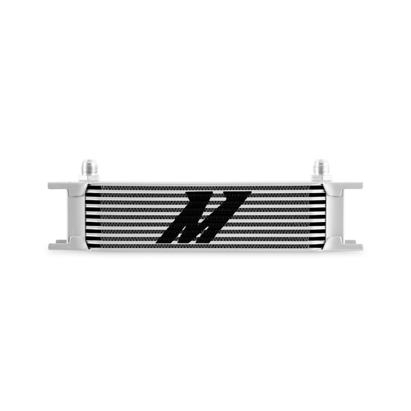 Mishimoto Universal -8AN 10 Row Oil Cooler - Silver - #MMOC-10-8SL