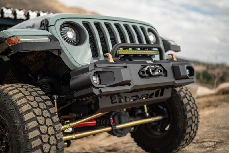 Dv8 18+ Jeep Wrangler JL / 20+ Jeep Gladiator JT OE Plus Front Bumper - #FBJL-13
