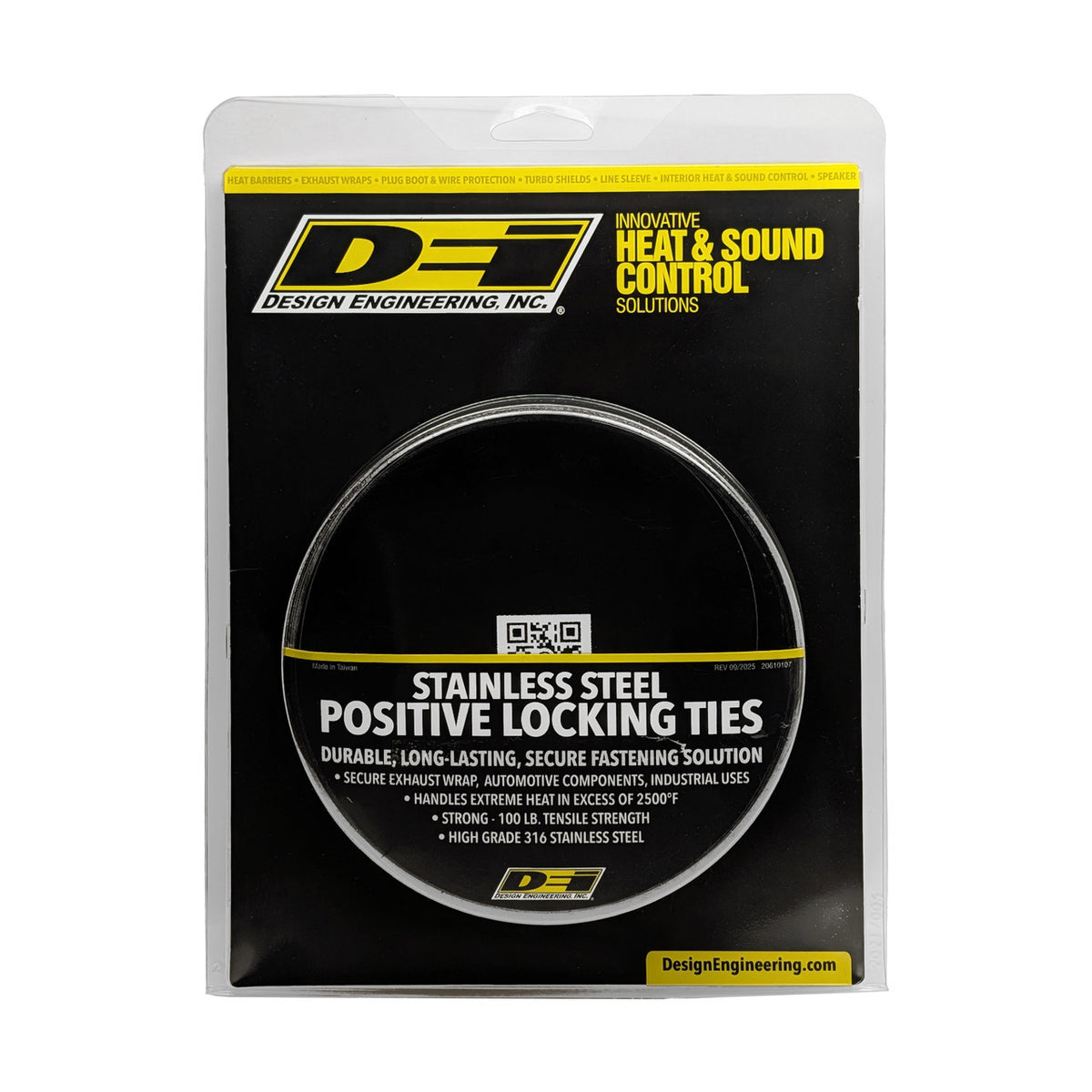 DEI Stainless Steel Positive Locking Tie 1/2in (12mm) x 40in - 4 per pack