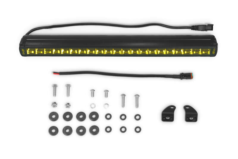 DV8 Offroad 20In Elite Series Amber LED Light Bar - Single Row - #BE20SW105W-A