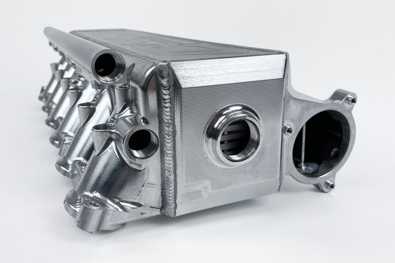 CSF 8400 Gen 2 B58 Race X Charge-Air-Cooler Manifold Raw Billet Aluminum Finish