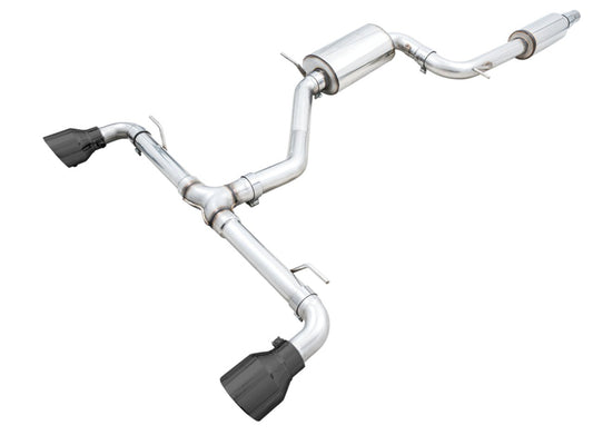 AWE Tuning 2022 VW GTI MK8 Touring Edition Exhaust - Diamond Black Tips