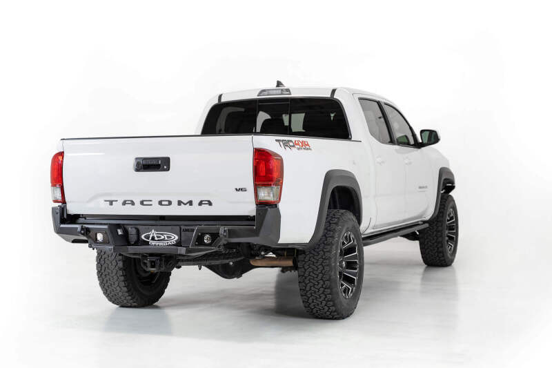 Addictive Desert Designs for 16-19 Toyota Tacoma Stealth Fighter Rear Bumper w/ Backup Sensor Cutouts
