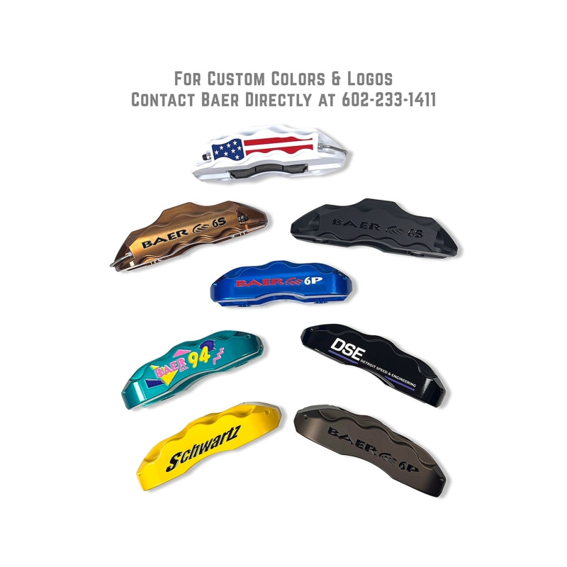 Baer Brakes 78-88 Buick Regal STD Studs 13in Pro+ Front SDZ Brake Kit - Monster Green — Fits 1978-88 GM G-body Vehicles (Comes Assembled on 2" Drop Spindles)