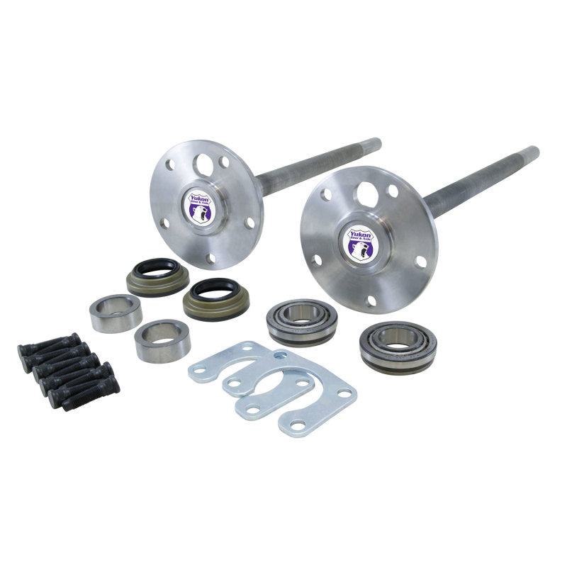 Yukon Gear & Axle YA FBRONCO-1-28 1541H Alloy Rear Axle Kit For Ford 9in Bronco From 66-75 with 28 Splines