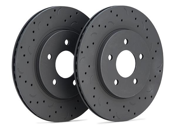 Hawk Performance HTC4847 Cross-Drilled and Slotted Talon Rotors