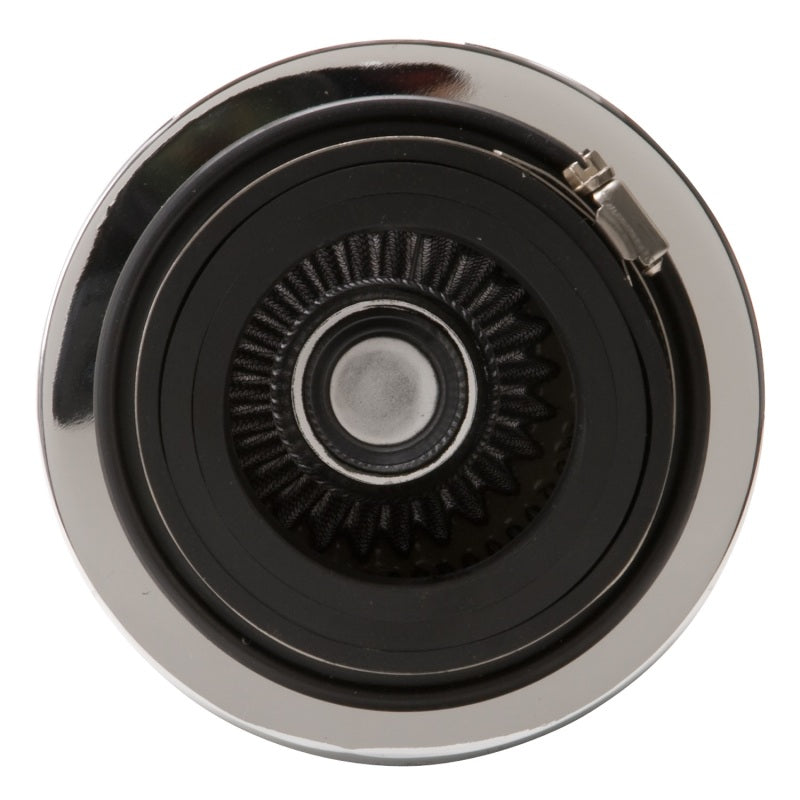 Edelbrock 43640 Air Filter Pro-Flo Series Conical 6.7 in Tall Black/Chrome