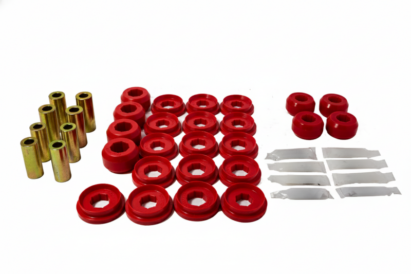Energy Suspension for 10-24 4Runner Rear Control Arm Bushing Set - Red 8.3148R