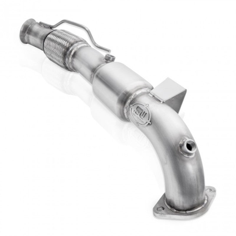 Stainless Works for 2016-2018 Ford Focus RS 3in High-Flow Cats Downpipe Factory Connect