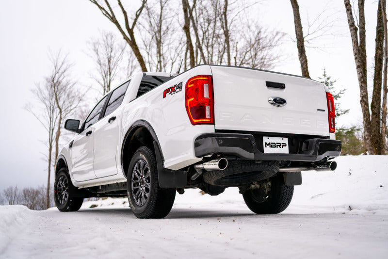 MBRP 19-20 Ford Ranger 2.3L 3 in Exit 4 in Tips AL Cat Back