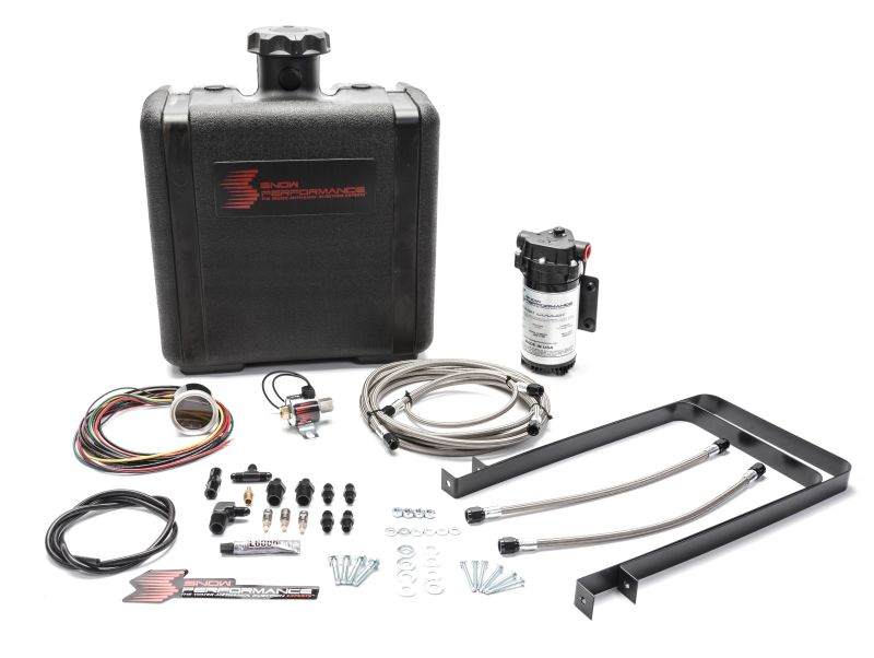 Snow Performance SNO-420-BRD for Ford Stage 2 Boost Cooler Water Injection Kit (w/SS Braided Line & 4AN Fittings)