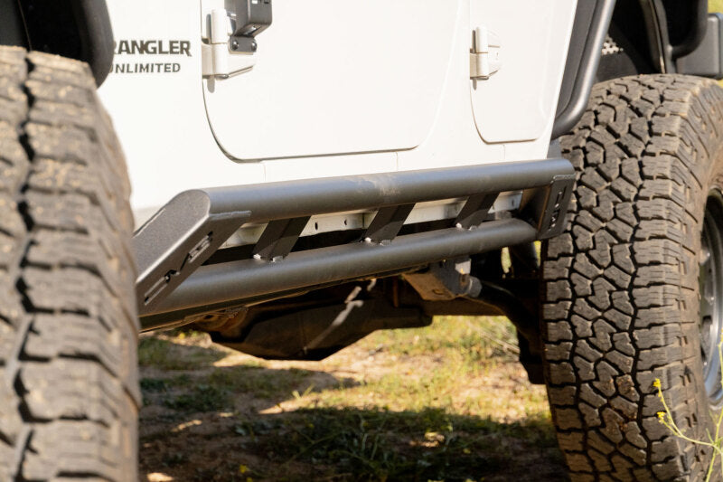 DV8 Offroad 2007-2018 Jeep Wrangler JK 4-Door Rock Sliders - #SRJK-07
