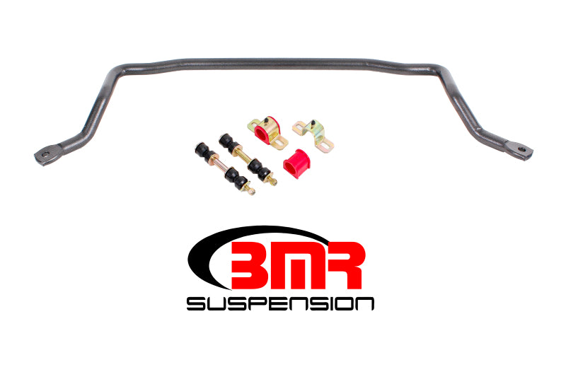 BMR 1978-1987 G-Body Front Solid 1.25in Sway Bar Kit with Bushings - Black Hammertone