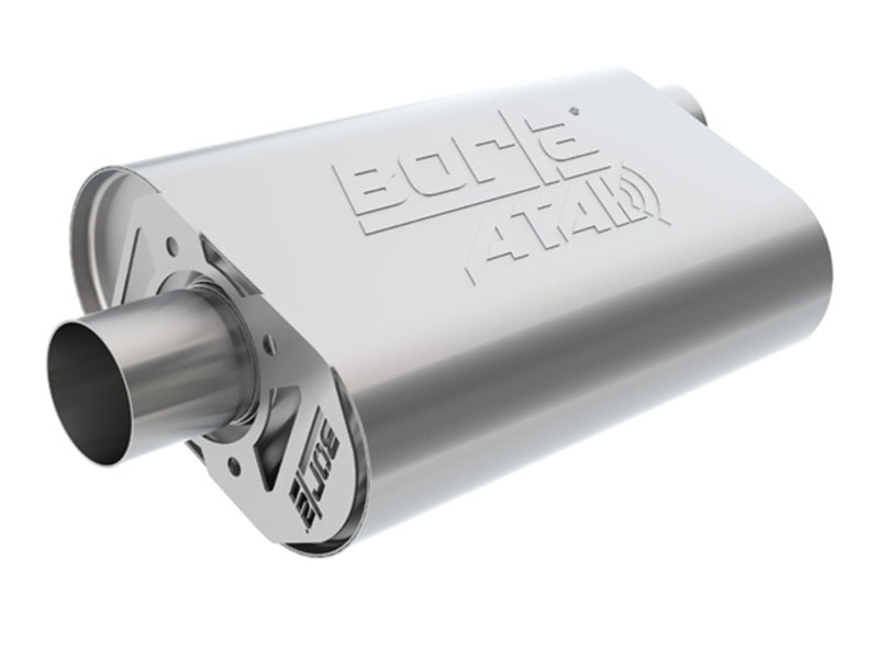 Borla 400945 CrateMuffler LS3 ATAK 2.25in Offset/Offset 14inx4.35inx9in Oval Muffler - #400945