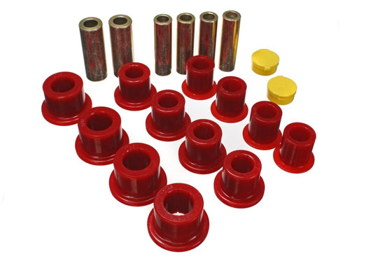 Energy Suspension for 2000-2004 Excursion 4WD Red Front Spring Bushing Set 4.2148R