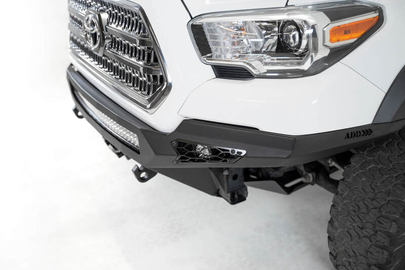 Addictive Desert Designs for 16-19 Toyota Tacoma Stealth Fighter Front Bumper with Winch Mount