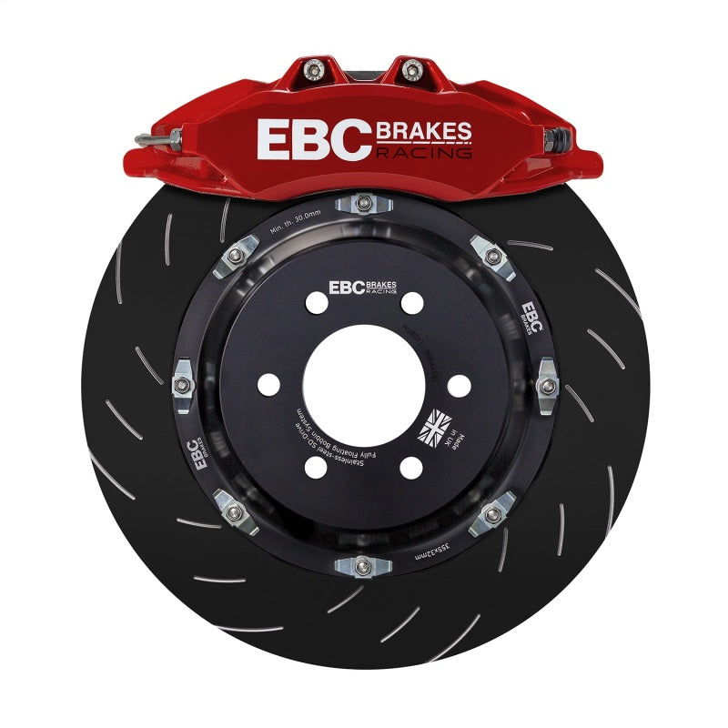 EBC Racing 00-06 BMW M3 (E46) Red Apollo-6 Calipers 355mm Rotors Front Big Brake Kit BBK045RED-1