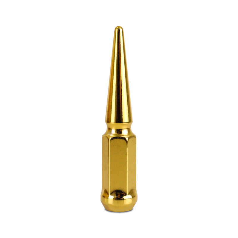 Mishimoto Steel Spiked Lug Nuts M12x1.5 20pc Set - Gold - #MMLG-SP1215-20GD