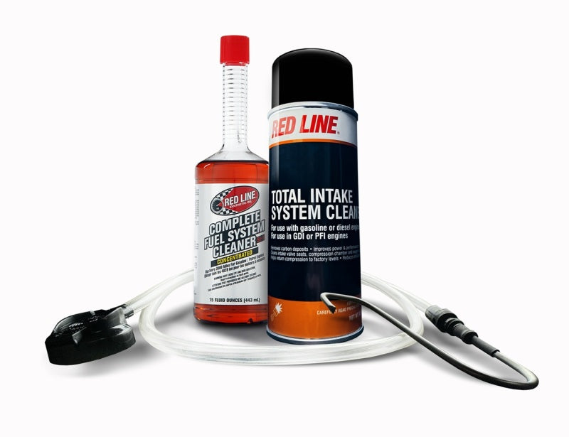 Red Line 17060 Complete Fuel System Service Kit w/ Intake Cleaner (4 Pack)