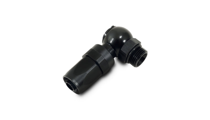 Vibrant Single -6AN x -6 ORB Male Banjo to Hose End Aluminum Fitting