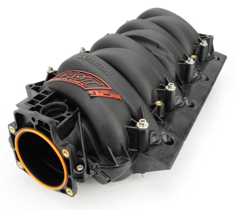 FAST 54039B LSX 92mm Intake Manifold Black for LS1/LS2/LS6 Cathedral Port