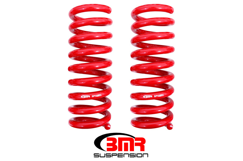 BMR 08-23 Dodge Challenger Rear Lowering Springs 1.25in Drop Performance Version - Red