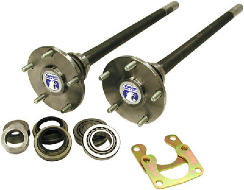 Yukon Gear & Axle YA FBRONCO-1-28 1541H Alloy Rear Axle Kit For Ford 9in Bronco From 66-75 with 28 Splines