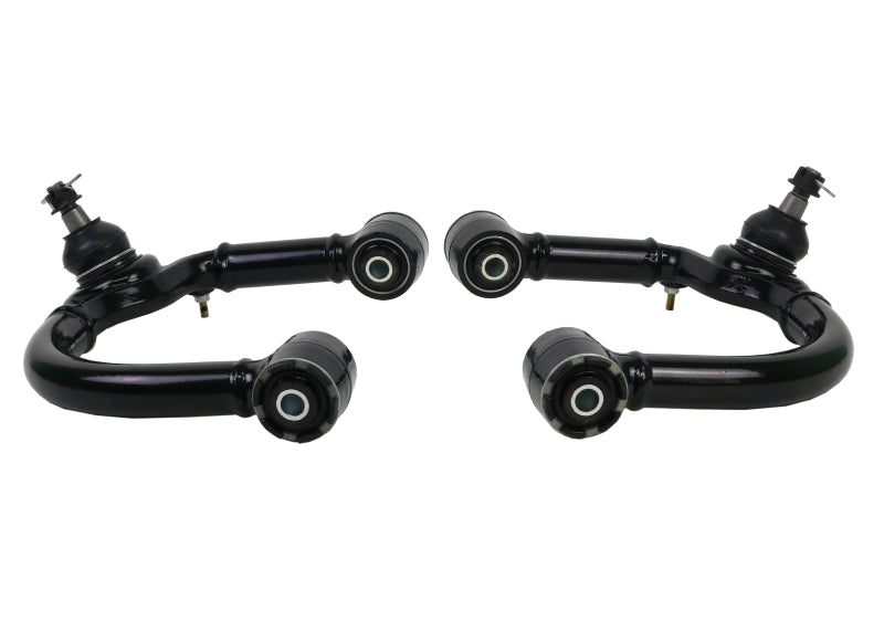 Whiteline KTA249 Front Upper Control Arms Fixed Offset for 2003-2024 Toyota 4Runner, 2010-2023 Lexus GX460, 2007-2014 Toyota FJ Cruiser and More