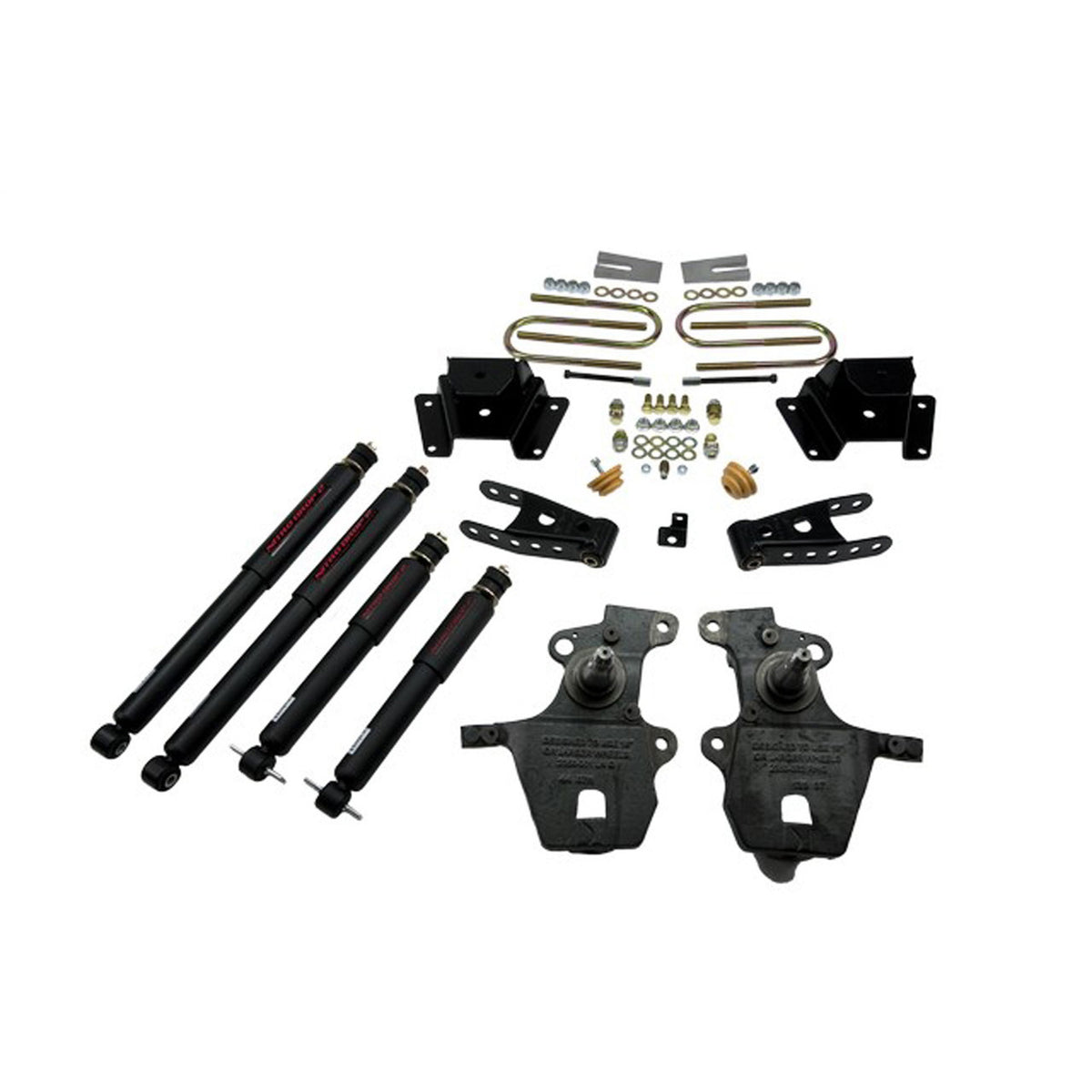 Belltech Lowering Kit With ND2 Shocks 2in F/4in R for 97-03 Ford F-150/F-250