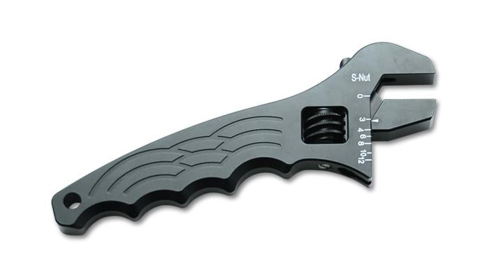 Vibrant -8AN Aluminum Wrench - Anodized Black (individual retail packaged)