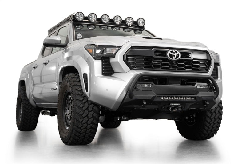 Addictive Desert Designs for 2024+ Toyota Tacoma Stealth Center Mount Winch Front Bumper w/ Top Hoop