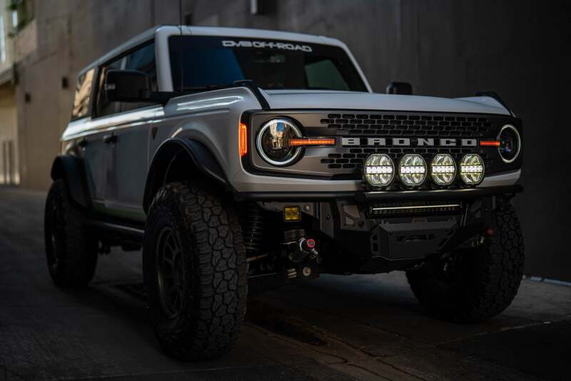 DV8 Offroad Elite Series 20in Dual Row Light Bar w/ Accent Light - #BE20EW200W-H
