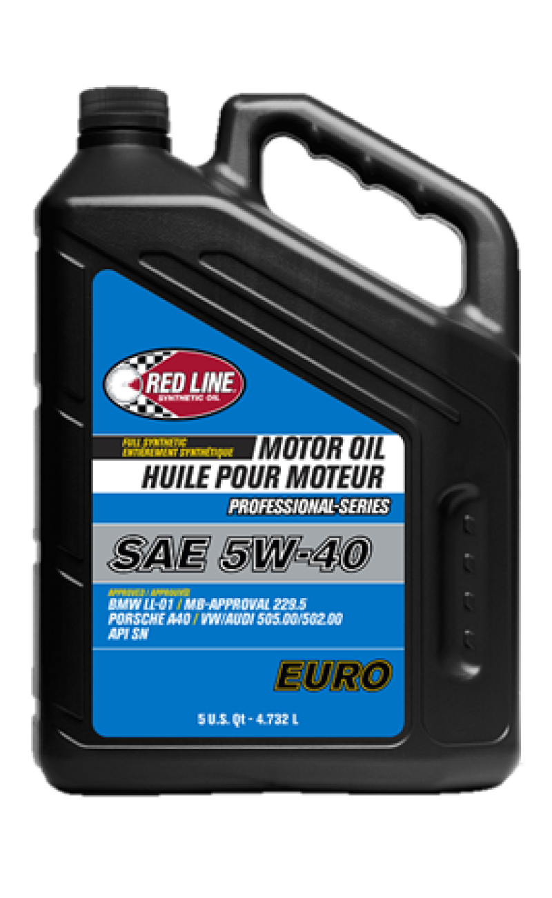 Red Line 12905 Pro-Series Euro 5W40 Motor Oil - 5 Quart (3 Pack)