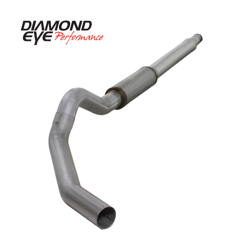 Diamond Eye K5344A-RP 5in Cat-Back Exhaust Muffler Replacement Pipe - 2003-2007 Ford F-250/F-350 | Aluminized