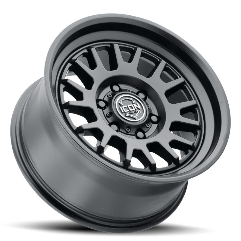 ICON Alloys Rancho 20x9 / 5x150 / 16mm / 5.625in BS Silver Machined w/ Gloss Black Lip Wheel