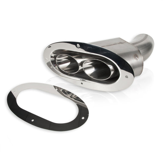 Stainless Works for Angled-Oval Through-Body Tip With Tubes