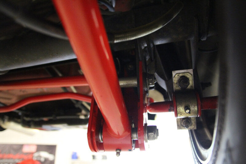 UMI Performance 1060-B Rear Control Arm Relocation Brackets Bolt-In Black