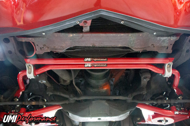 UMI Performance 2654-B Front Frame Brace Black for 1970-1974 F-Body