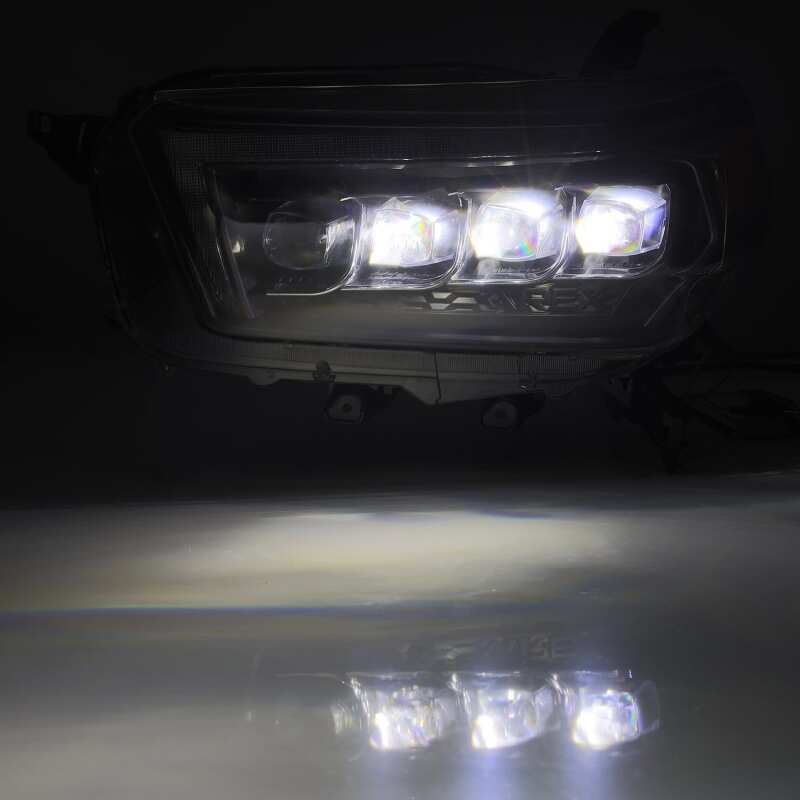 AlphaRex 880759 10-13 Toyota 4Runner NOVA LED Projector Headlights Plank Style Black w/Sequential Signal/DRL