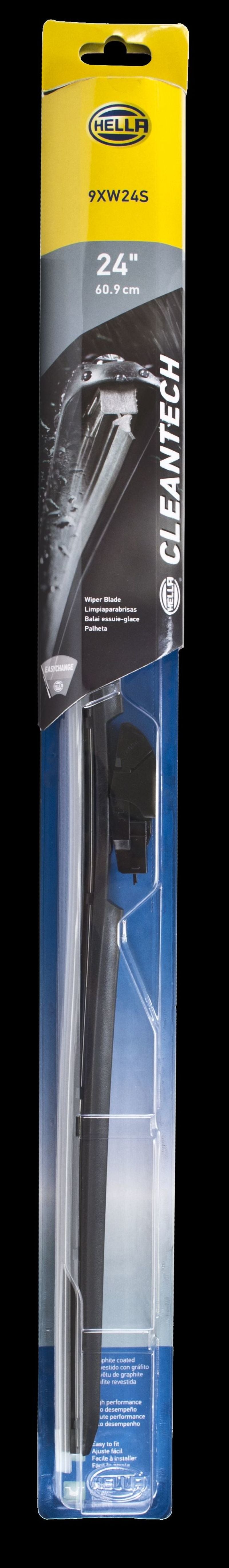HELLA 358054241 Clean Tech Wiper Blade 24in Single
