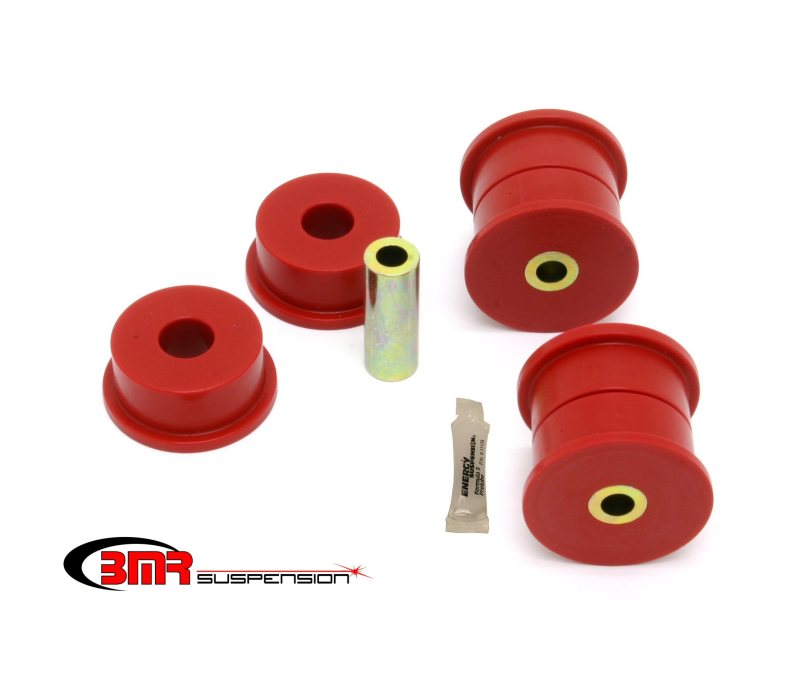 BMR 2010-2015 5th Gen Camaro Pro Version Differential Mount Bushing Kit (Polyurethane) - Red