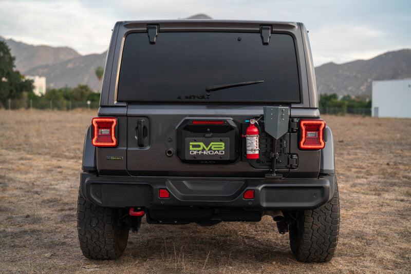 DV8 Offroad 2018-2025 Jeep Wrangler JL Tailgate Reinforcement Molle Panel - #TCJL-04