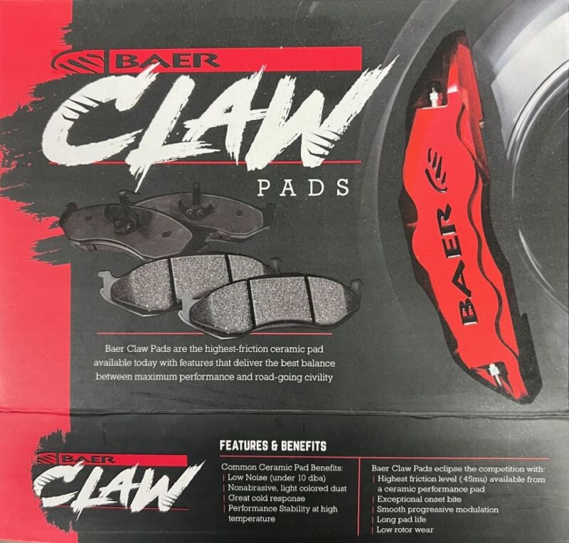 Baer Brakes 06-10 Jeep Commander Claw Brake Rear Pads